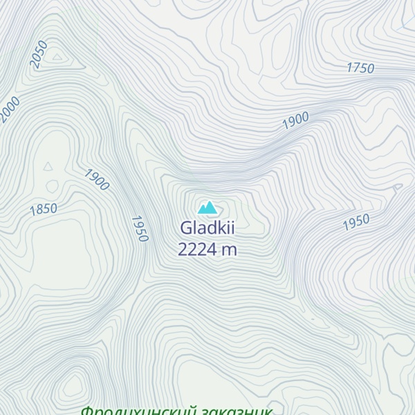 Map of Gladkii