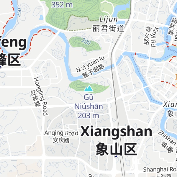 Map of Gǔ Niúshān