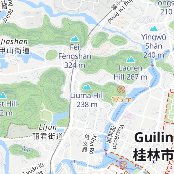 Map of Liuma Hill