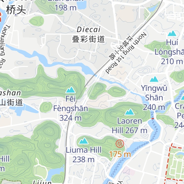 Map of Centipede Hill