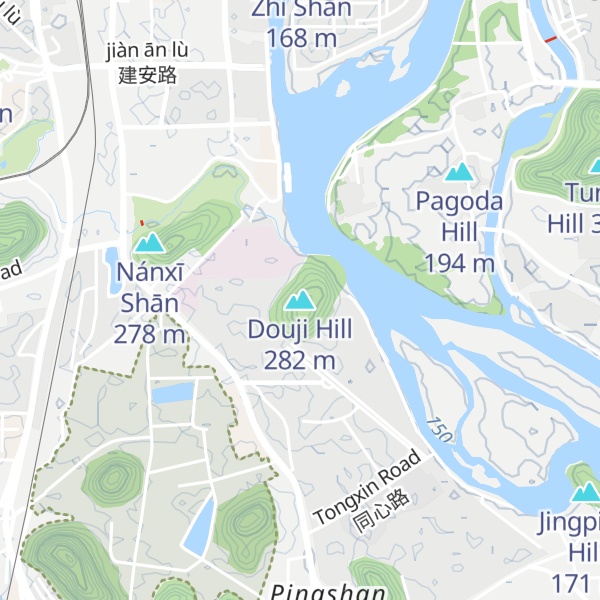 Map of Douji Hill