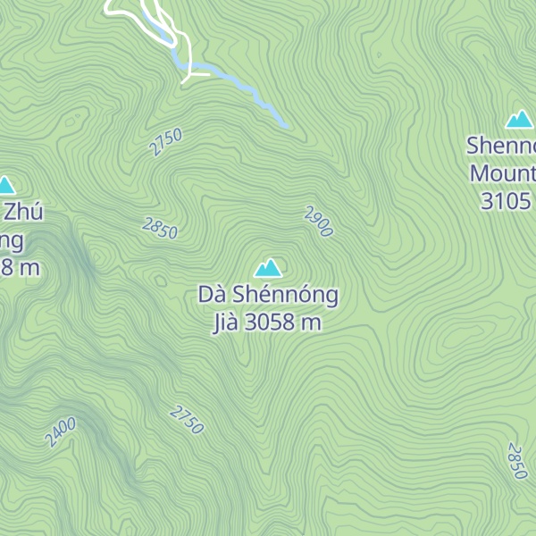 Map of Dà Shénnóng Jià