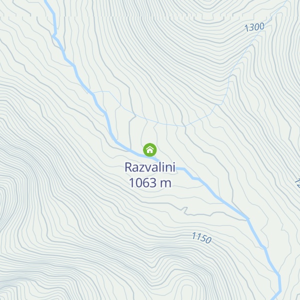 Map of Razvalini