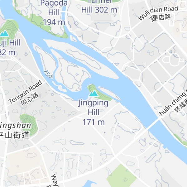 Map of Jingping Hill