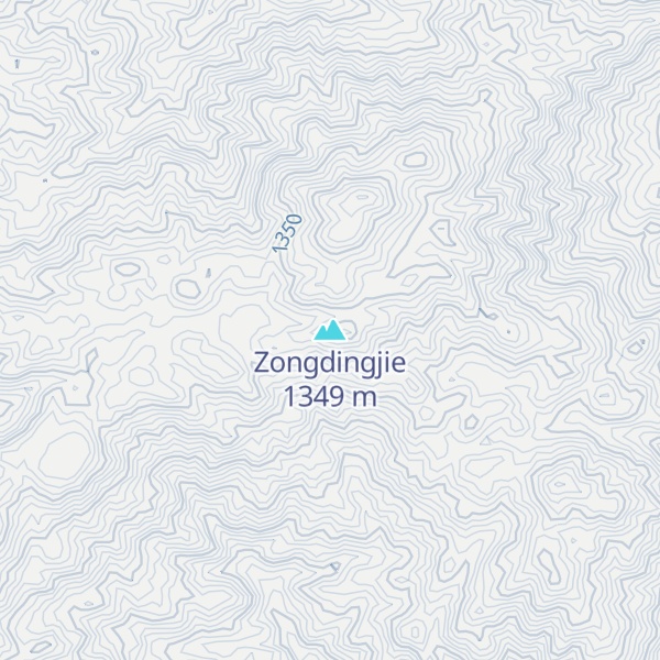Map of Zongdingjie