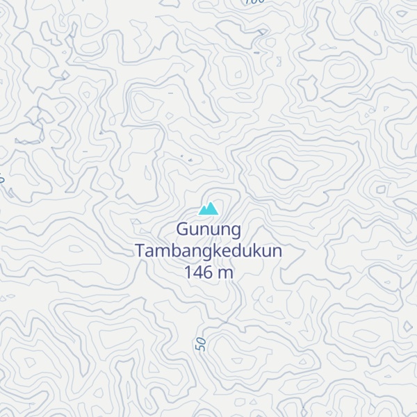Map of Gunung Tambangkedukun