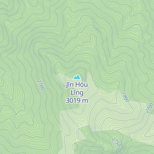 Map of Jīn Hóu Lǐng