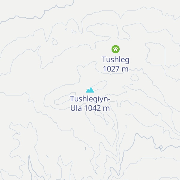 Map of Tushlegiyn-Ula