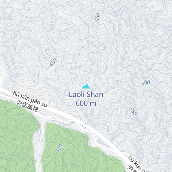 Map of Laoli Shan