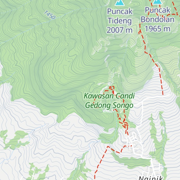 Map of Gunung Kedungsongo