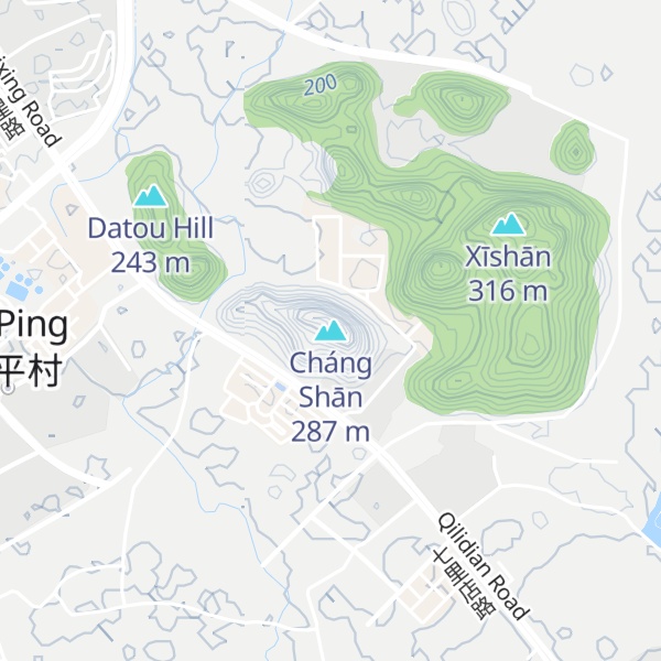 Map of Cháng Shān