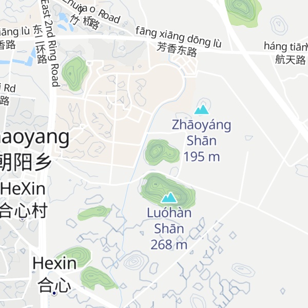 Map of Yán Mén Shān