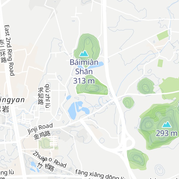 Map of Fènghuáng Shān