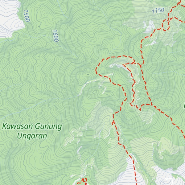Map of Puncak Tideng