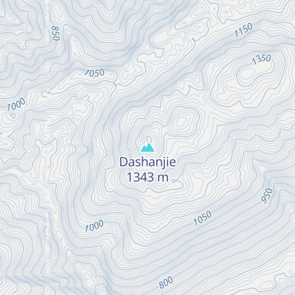 Map of Dashanjie