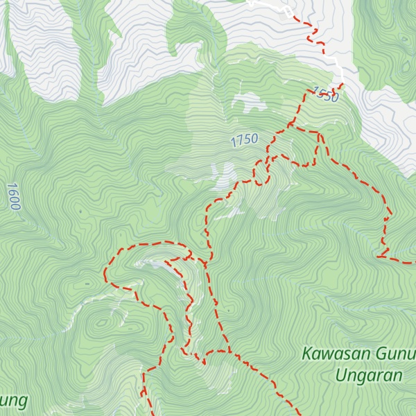 Map of Puncak Banteng Raiders