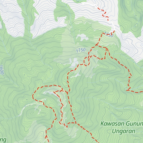 Map of Puncak Batu