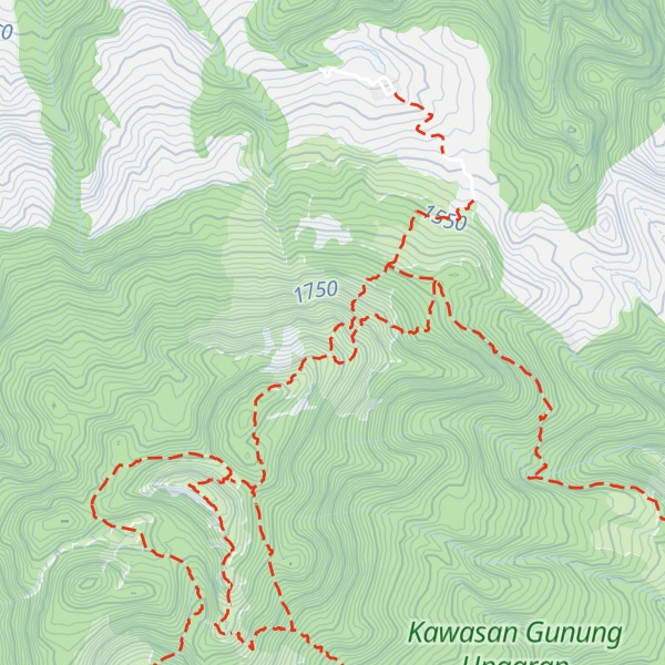 Map of Puncak Bayangan