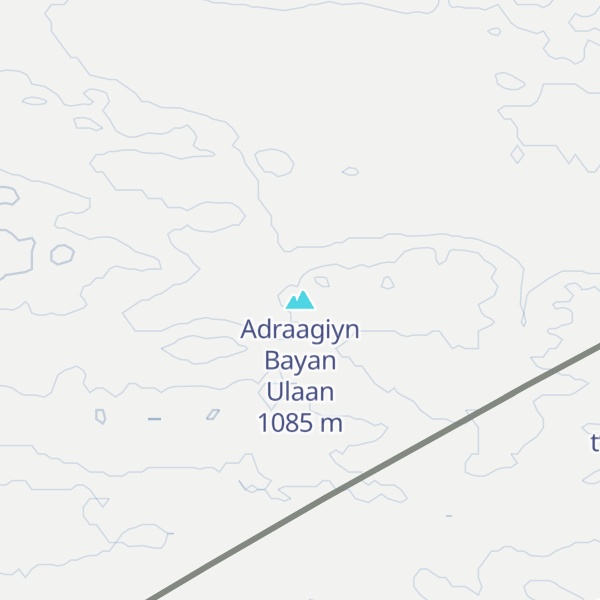 Map of Adraagiyn Bayan Ulaan