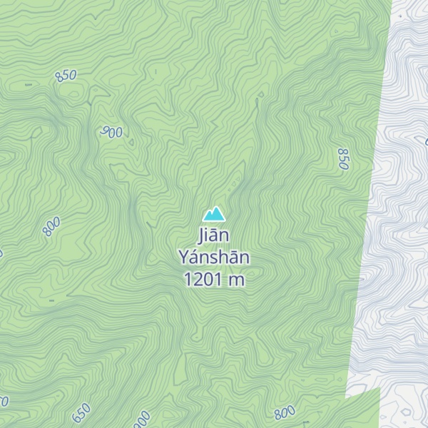 Map of Jiān Yánshān