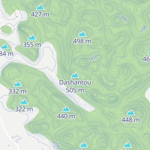 Map of Dashantou