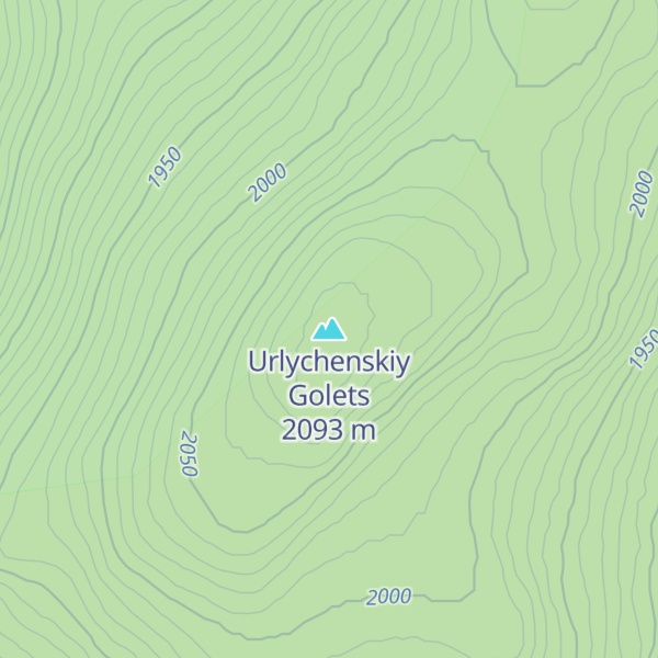 Map of Urlychenskiy Golets
