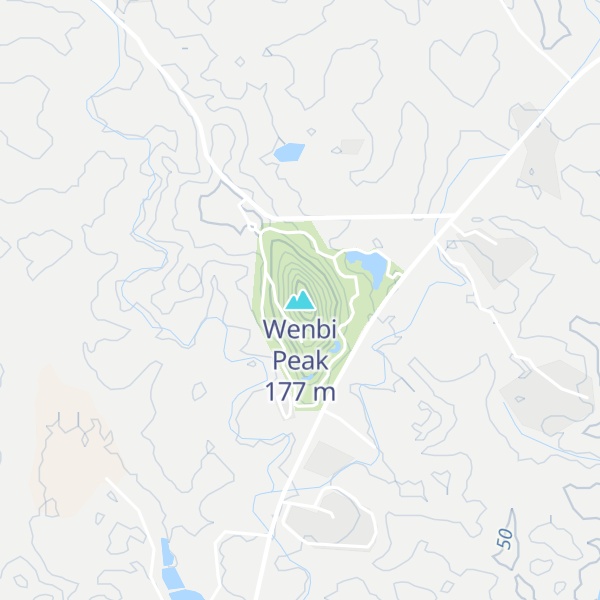 Map of Wenbi Peak