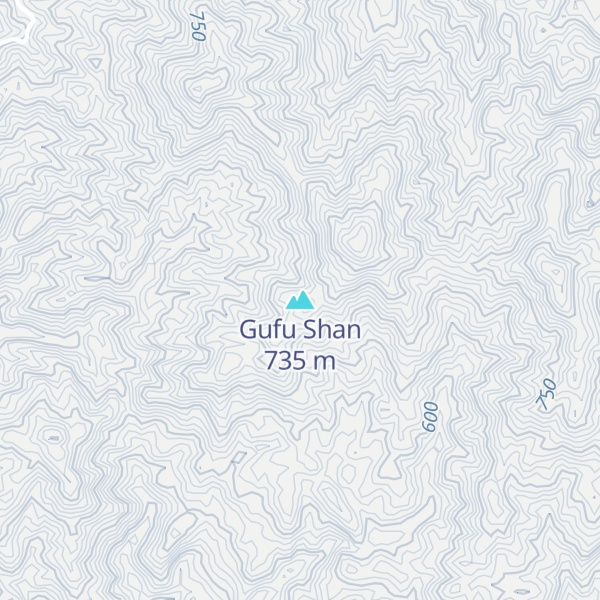 Map of Gufu Shan