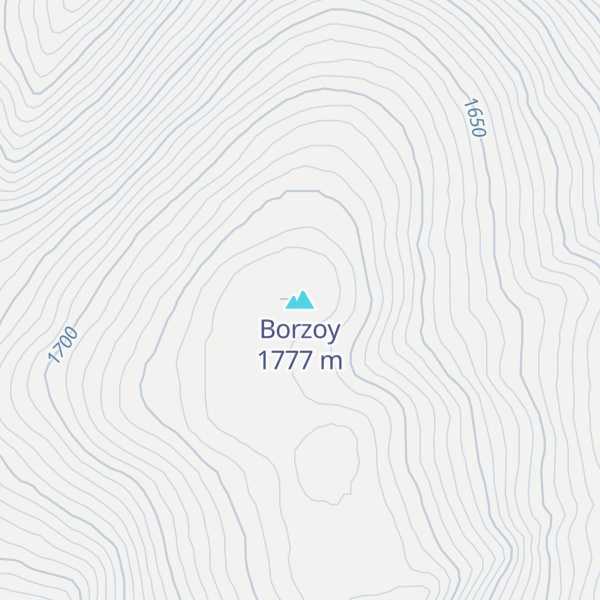 Map of Borzoy