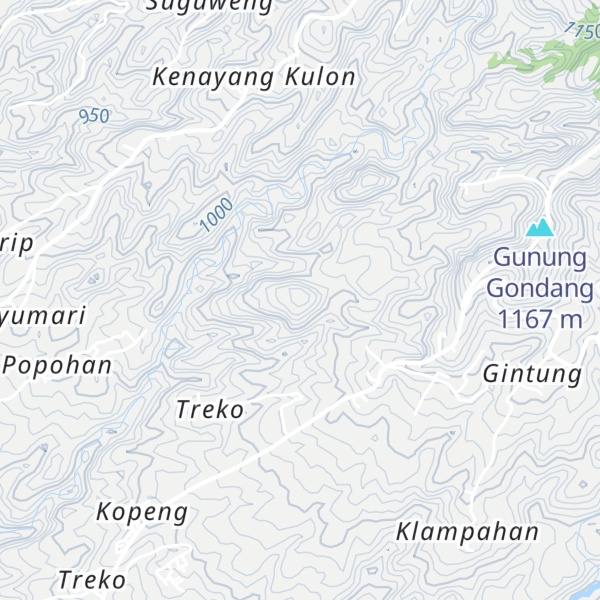 Map of Gunung Sampang