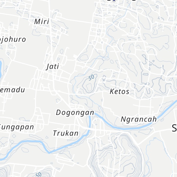 Map of Puntuk Jatiklinting