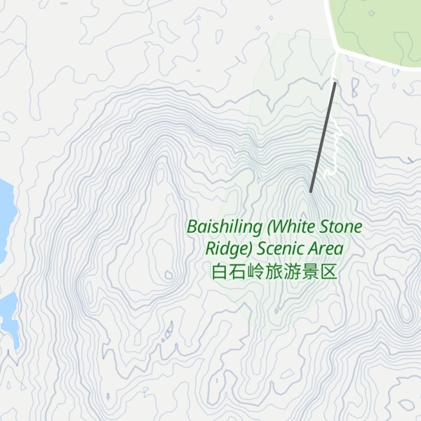 Map of Baishi Ling