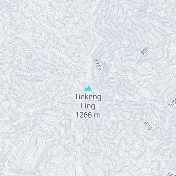 Map of Tiekeng Ling