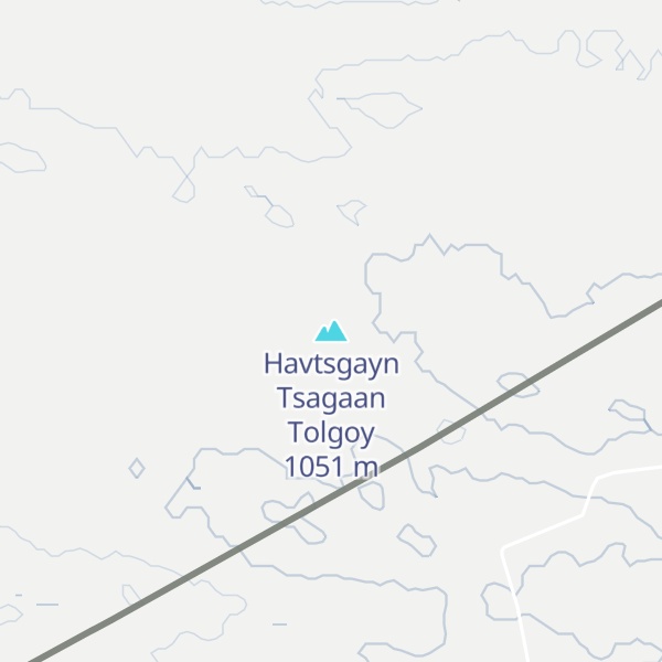 Map of Havtsgayn Tsagaan Tolgoy