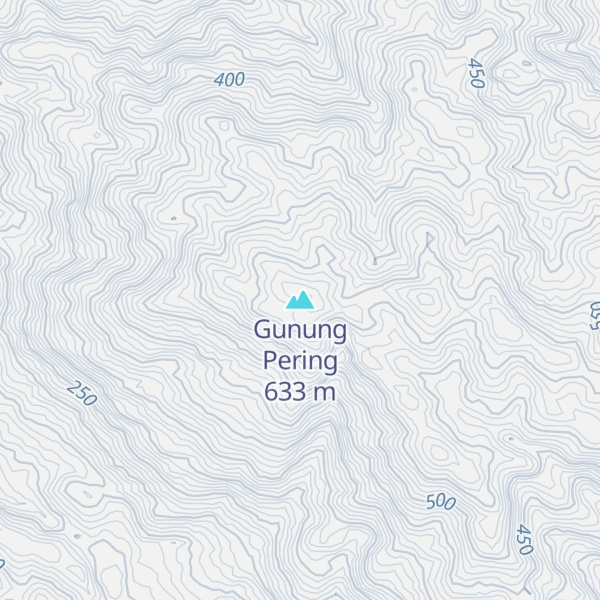 Map of Gunung Pering