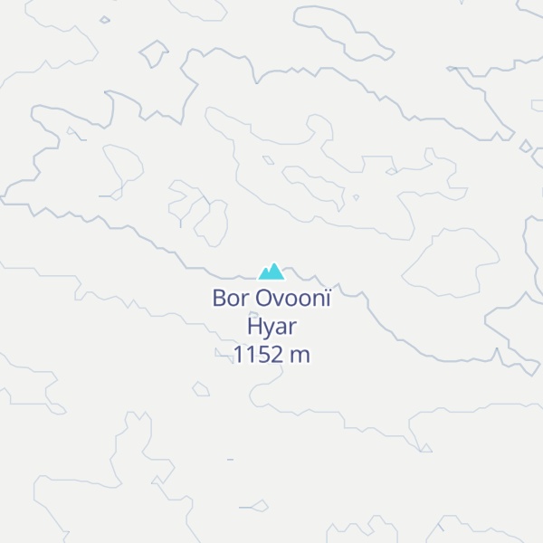Map of Bor Ovoonï Hyar