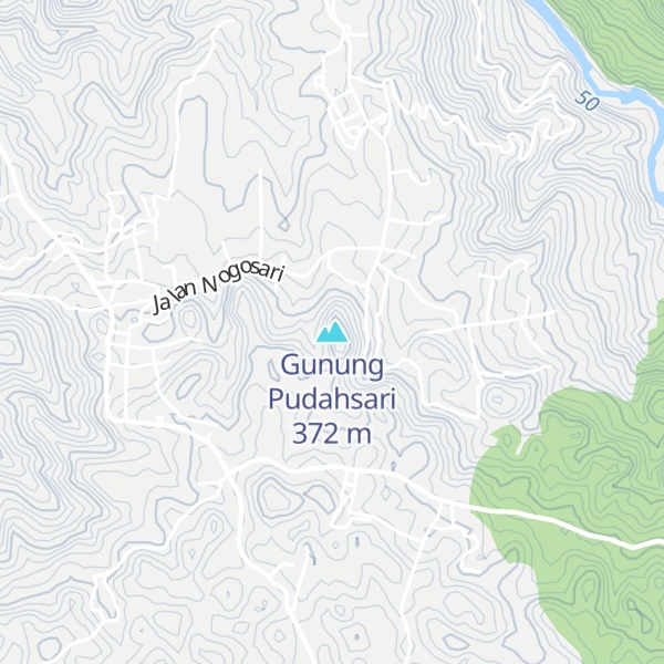 Map of Gunung Pudahsari