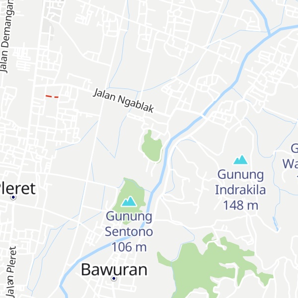 Map of Gunung Kunden