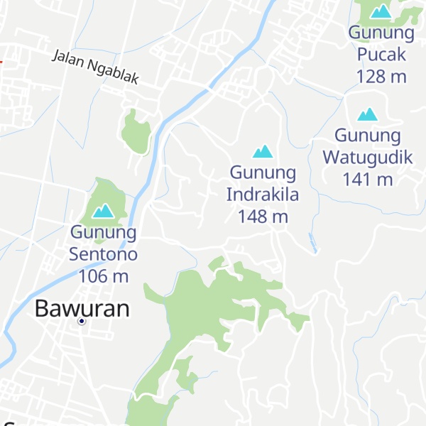 Map of Gunung Gelap