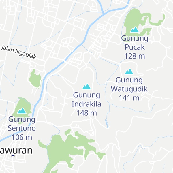 Map of Gunung Indrakila