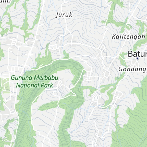 Map of Gunung Selo