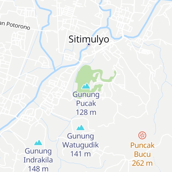 Map of Gunung Pucak