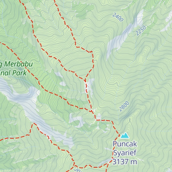 Map of Puncak Pemancar 2847mdpl
