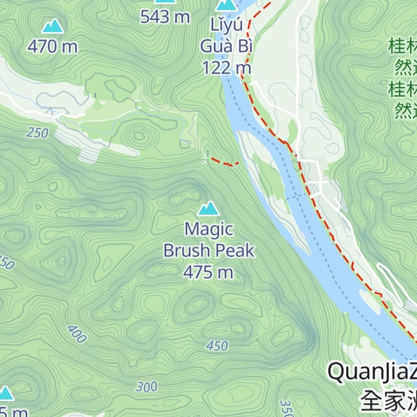 Map of Magic Brush Peak