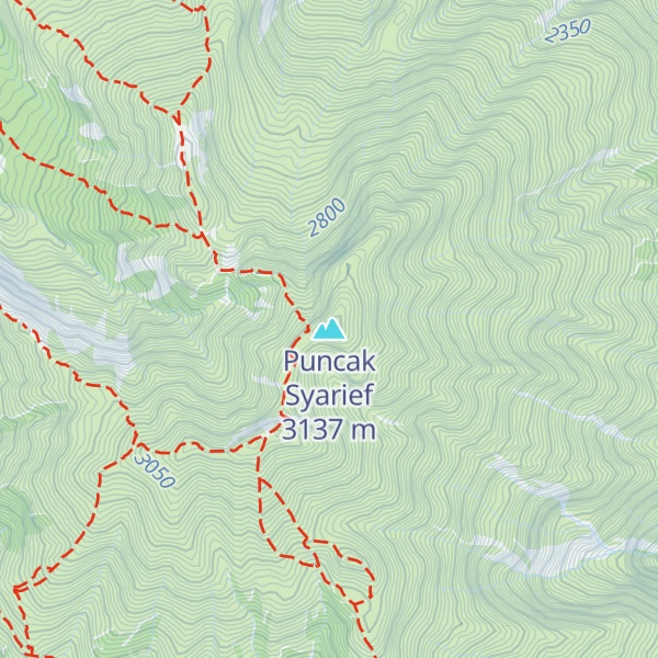 Map of Puncak Syarief