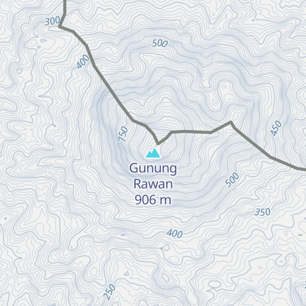 Map of Gunung Rawan