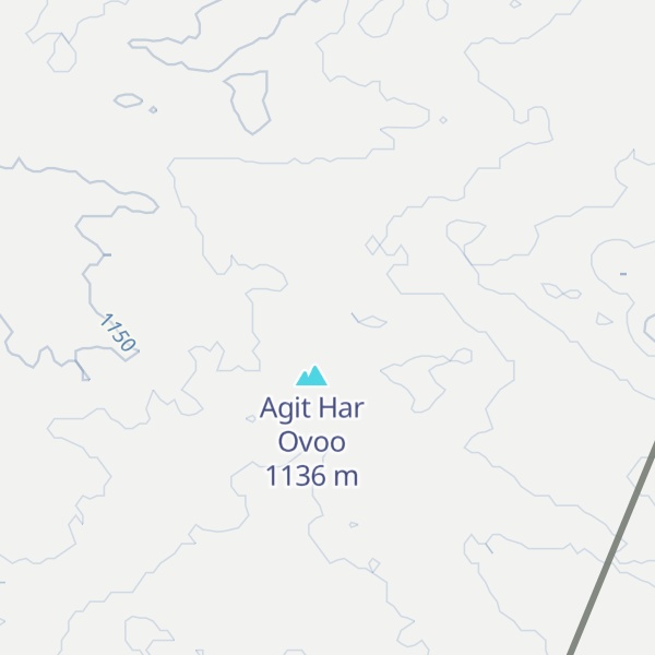Map of Lavin Tsagaan Chuluu