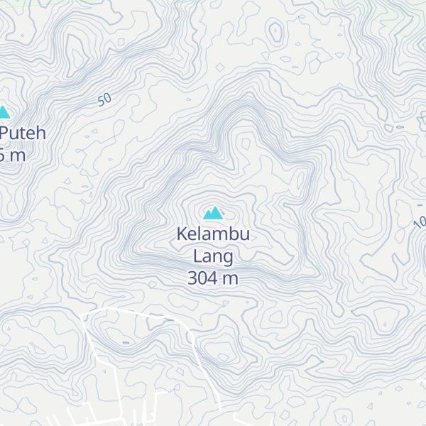 Map of Kelambu Lang
