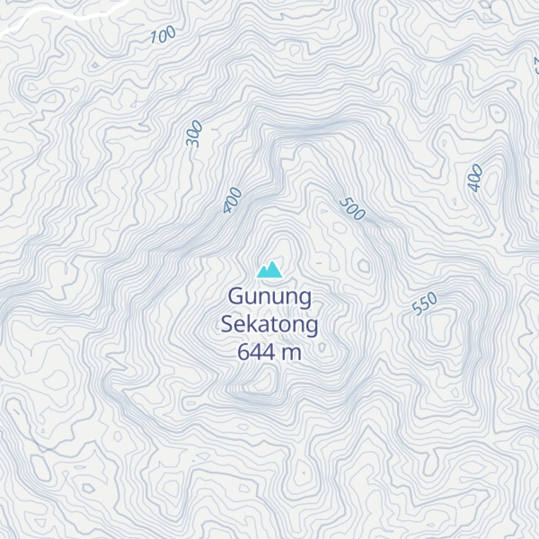 Map of Gunung Sekatong