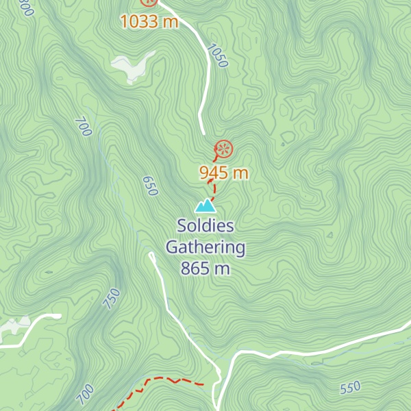 Map of Soldies Gathering